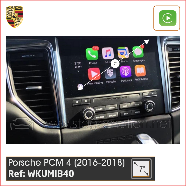 CarPlay® + Android Auto Original Porsche (PCM 4.0 2015-2019)