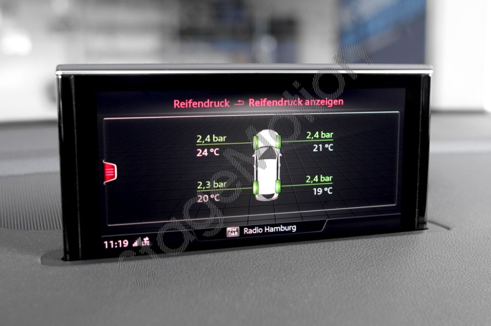 Sistema de control de presión de neumáticos (TPMS) para Audi Q7 4M