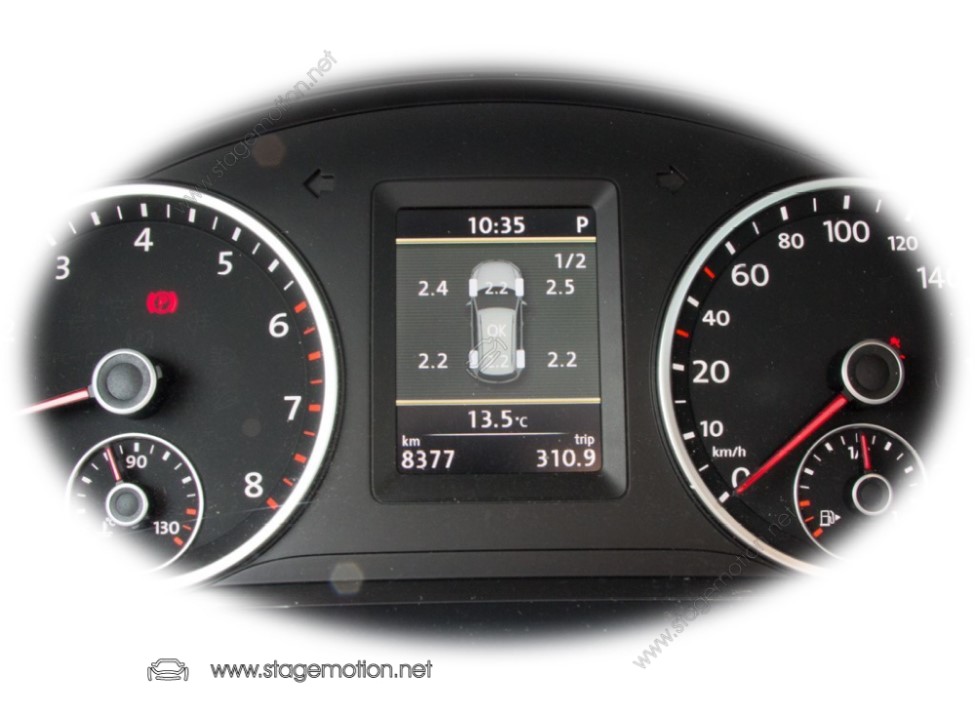 Sistema de control de presión de neumáticos (TPMS) para VW Tiguan 5N Restyling