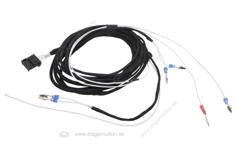 Cableado de extensión mLWR xenón / LED con luces de circulación diurna a faros halógenos para VW Polo 6C