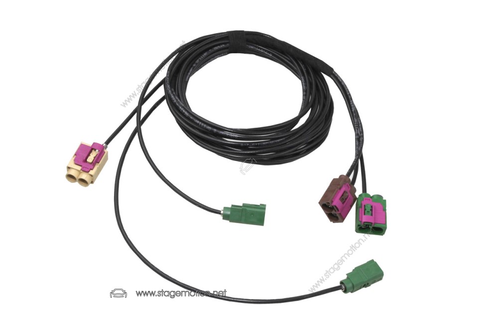 Cableado de módulos de antena TV para Audi A4 B8 / 8K - MMI 2G