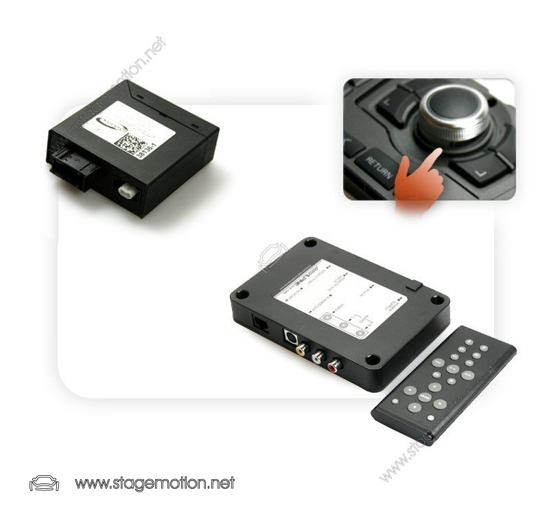 Interfaz de video para iPod + Adaptador multimedia con control OEM