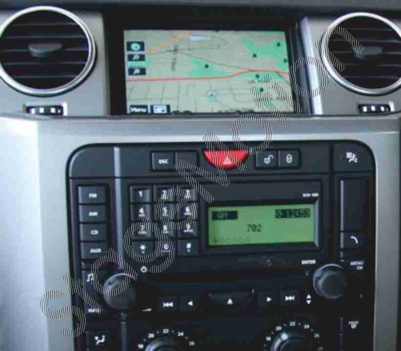 Interface MOST (Con Control) para LandRover (2006 a 2009) con pantalla táctil 1xAV