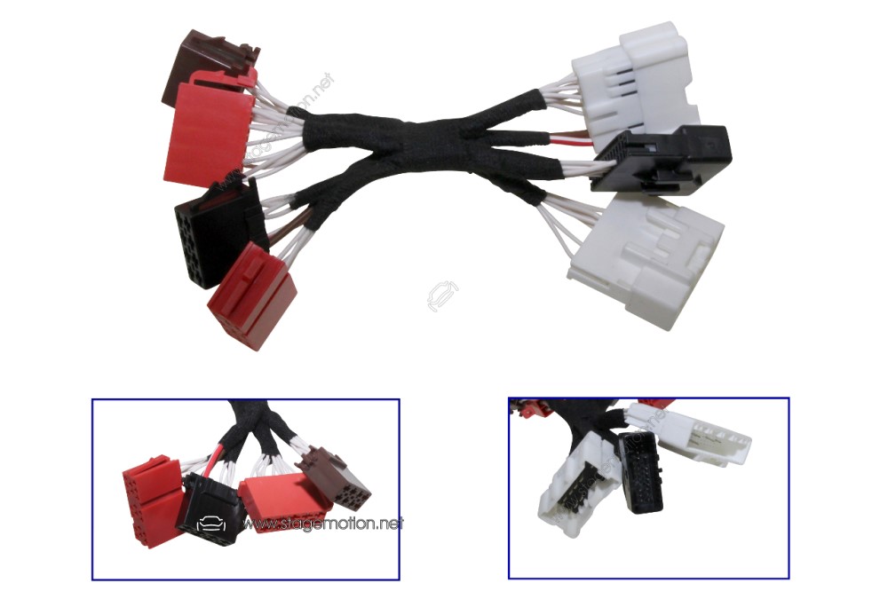Kit conversión cableado + activador de codificación Media System a Media System Connect para Smart forfour 453