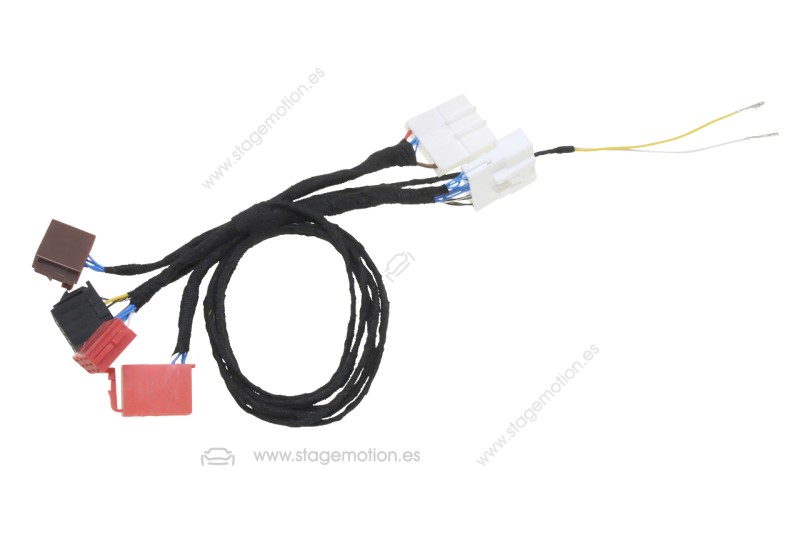 Kit conversión de cableado + codificador del sistema de radio a Media System Connect para Smart forfour 453