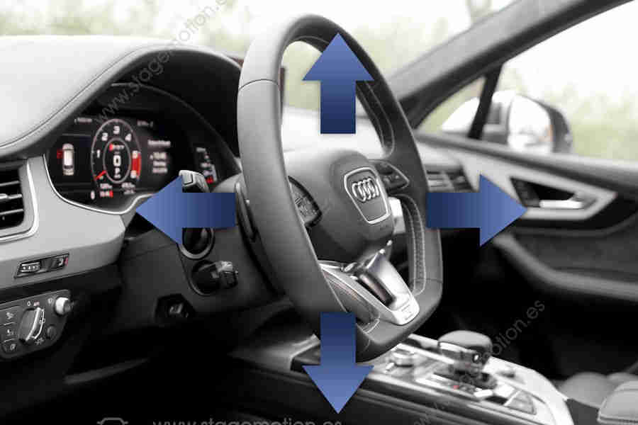 Columna de dirección regulable eléctricamente para Audi Q7 4M