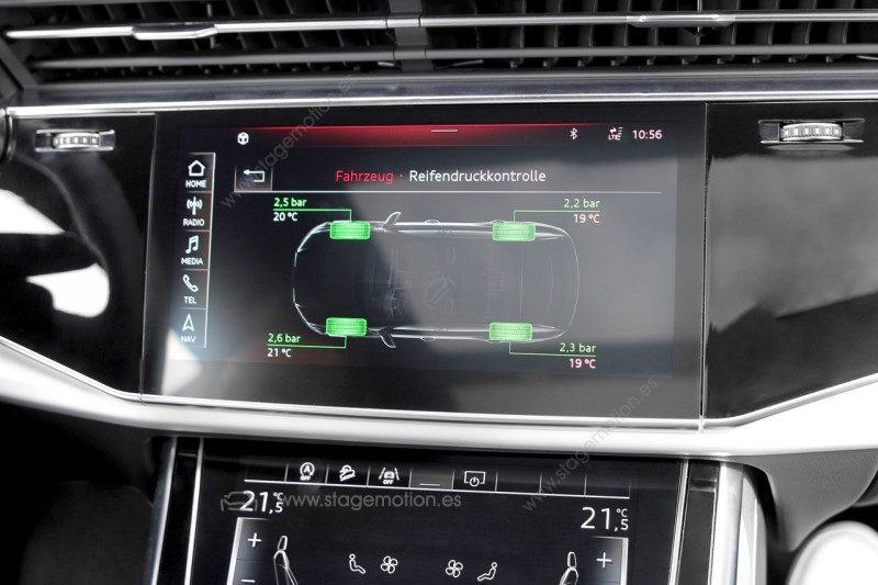 Sistema de control de presión de neumáticos (RDK) para Audi A8 4N