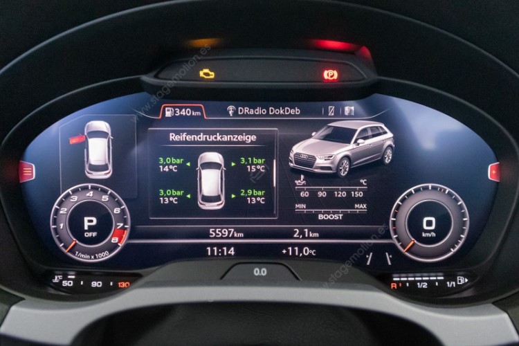 Sistema de control de presión de neumáticos (RDK) para Audi TT FV