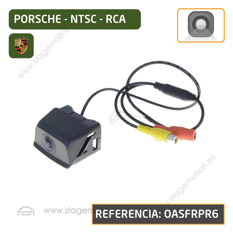 Cámara Frontal Específica RCA  Porsche Macan (Restiling 2018 &gt;&gt;) Tipo 2 Corta