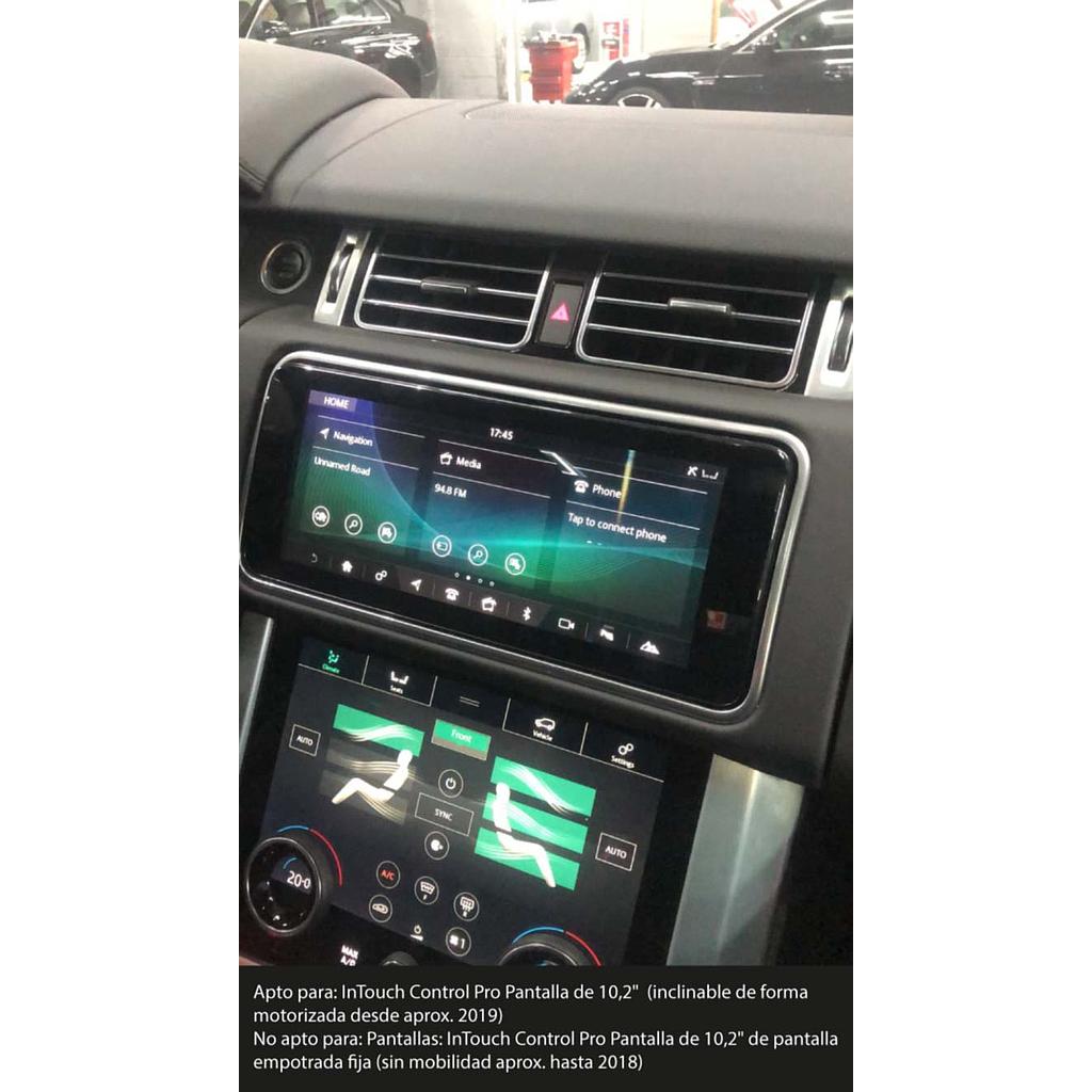 Interfaz Cámaras + (VGA Car-Play/AndroidAuto) 10,2&quot; Land Rover / Jaguar TOUCH PRO DUO 2019&gt;&gt; (2 Pantallas en consola)