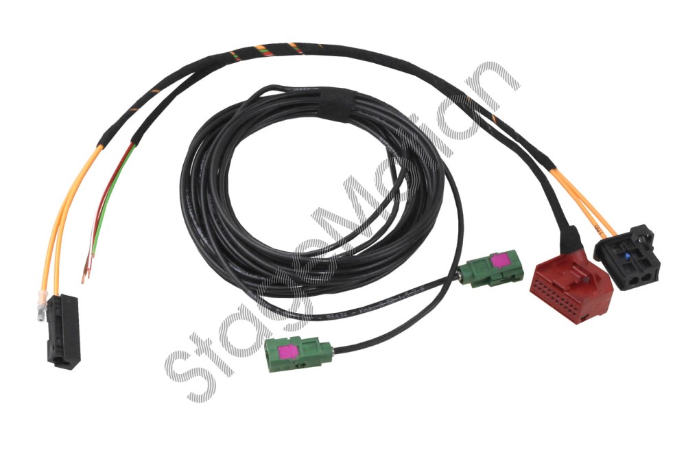 Cableado Sintonizador de TV por fibra óptica para Audi Q7 4L MMI 3G