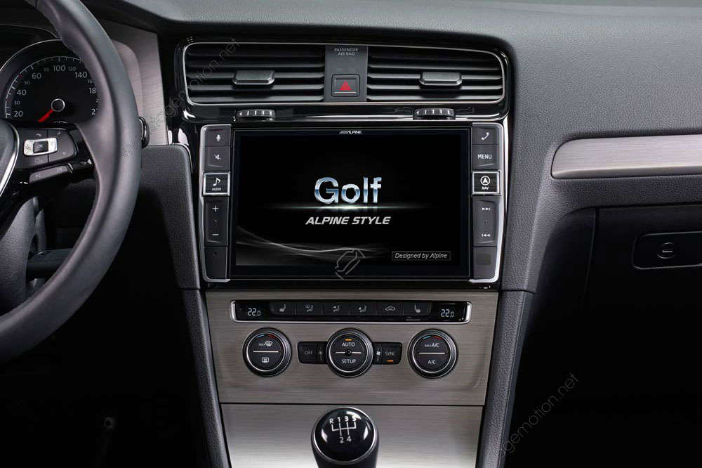 Sistema de navegación de información y entretenimiento premium para VW Golf 7