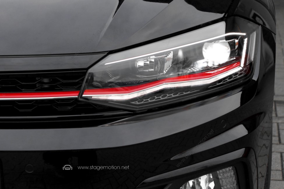 Faros LED con LED DRL para VW Polo AW1