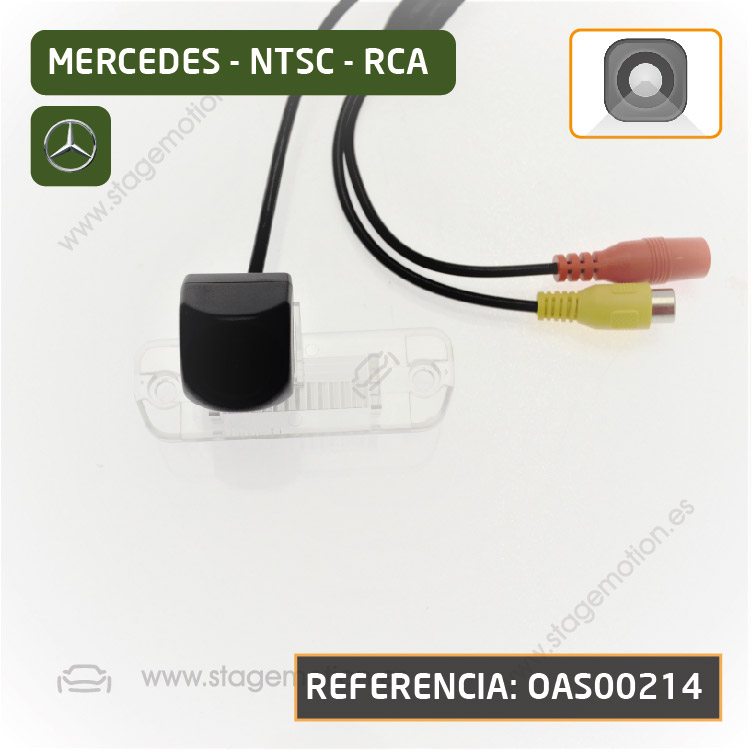Cámara Trasera RCA asidero para Mercedes Benz Clase R