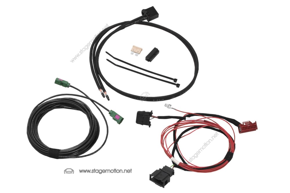 Cableado sintonizador de TV para Audi A4 8K, A5 8T con fibra óptica MMI 2G