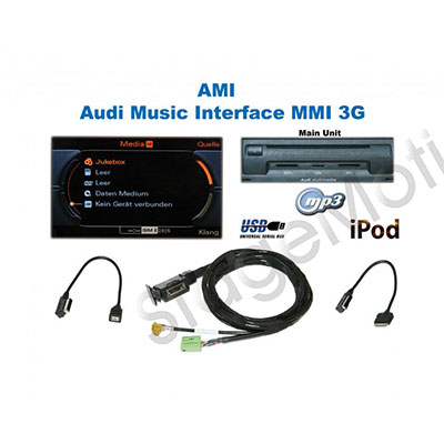 Retroadaptación de AMI Audi Music Interface para MMI 3G