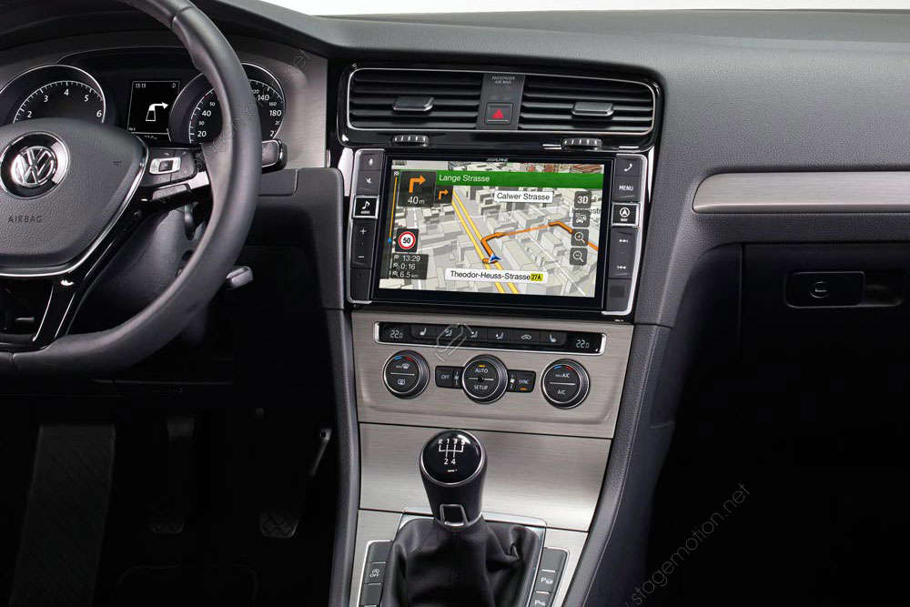 Sistema de navegación de información y entretenimiento premium para VW Golf 7