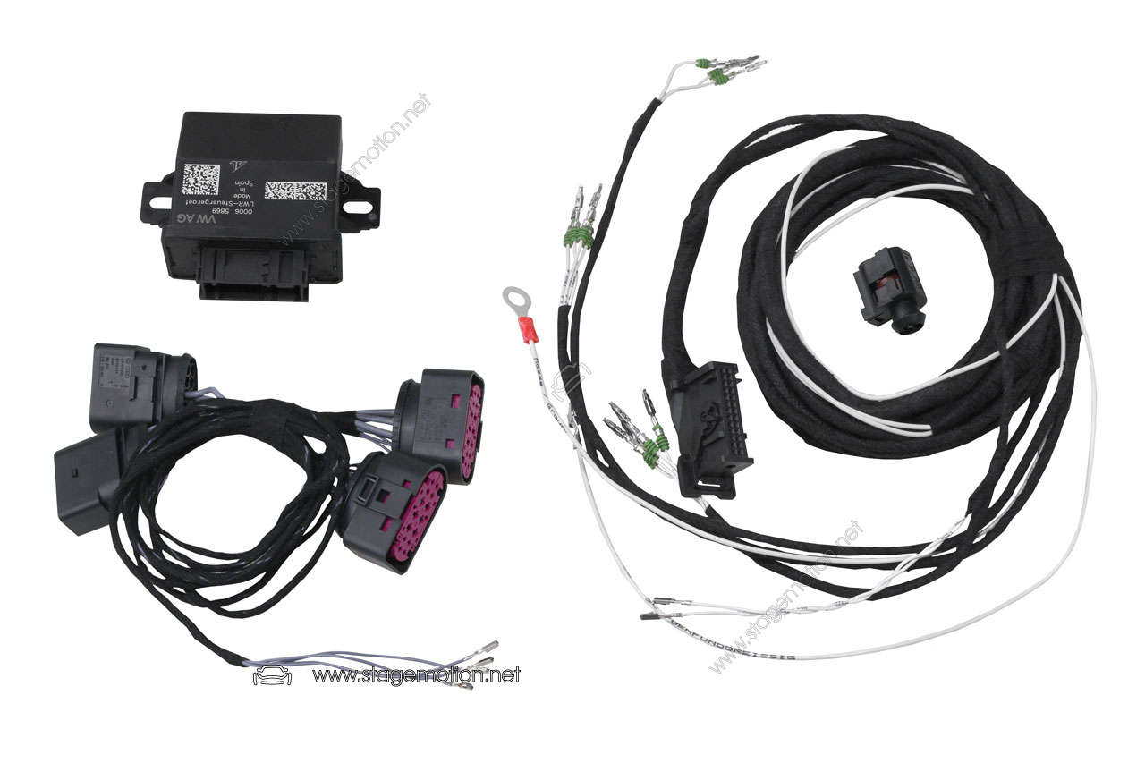 Bi-Xenon, luz de curva, electr. Control amortiguador Kit aLWR para Skoda Octavia 5E