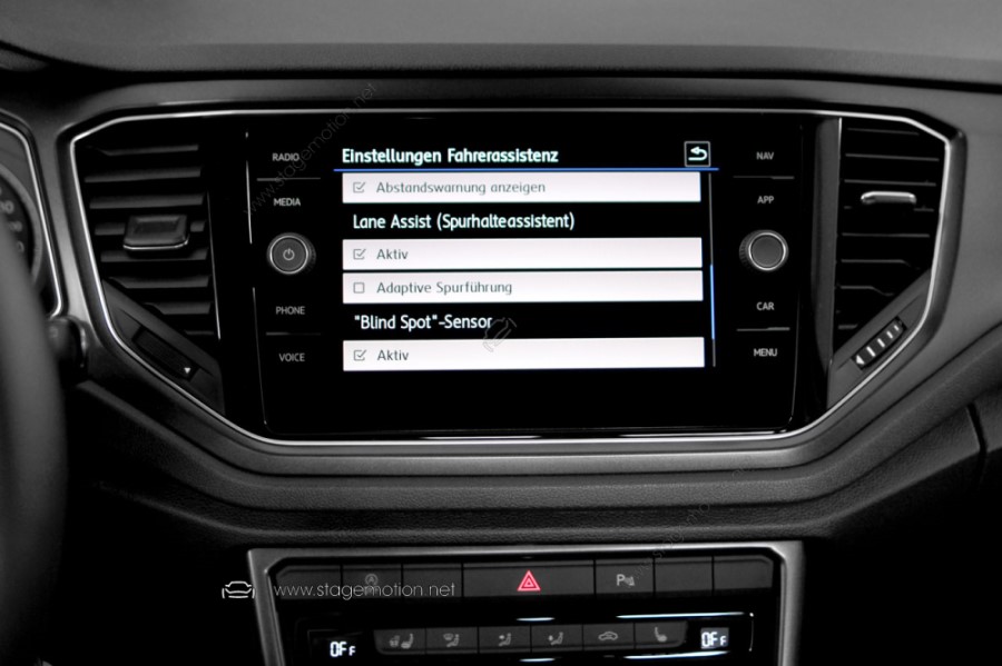 Kit Asistencia lateral incl. Alerta de tráfico trasero para VW T-Roc A11