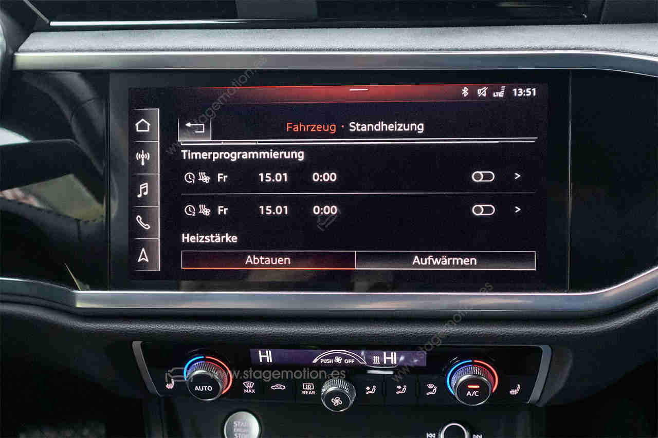 Kit de reequipamiento calefactor de estacionamiento para Audi Q3 F3