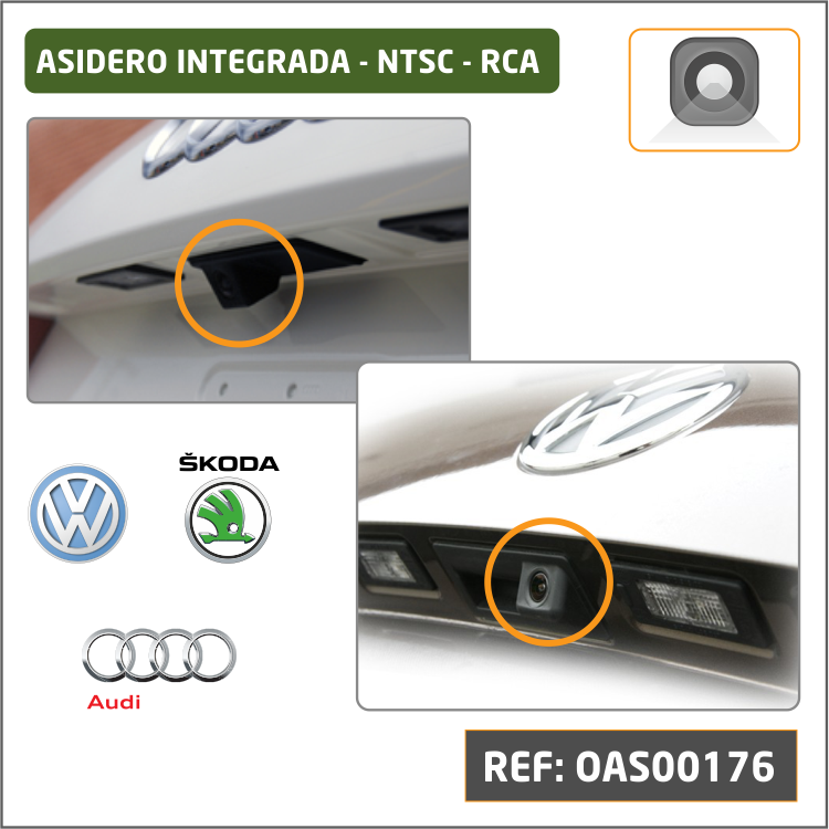 Kit RVC Integrado MIB2 Audi/VW/Seat/Skoda 5.8"/6,5"/7"/8.25"/9,2"
