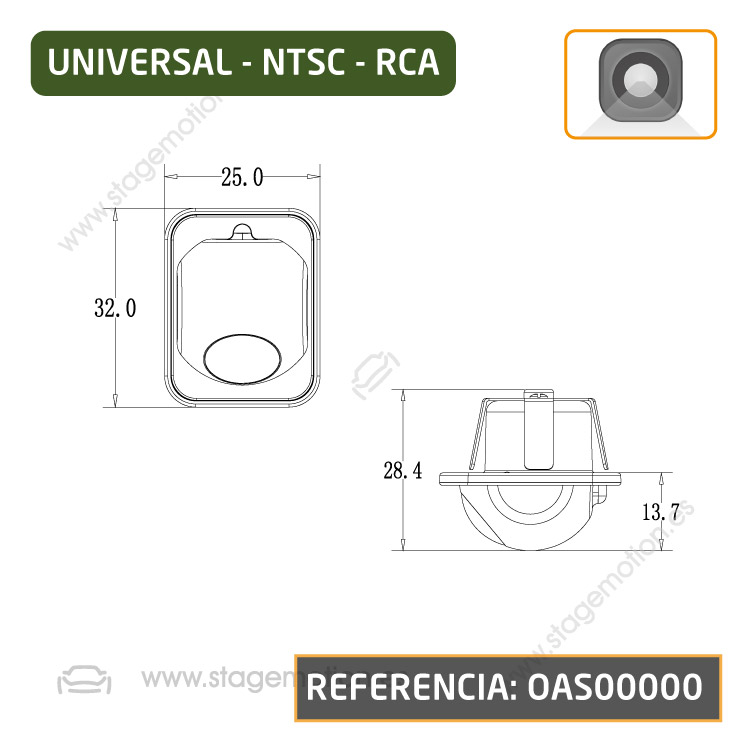 Kit RVC Opel/Chevrolet MyLink IO6 Mini-USB (Todo en la misma pantalla sin unidad DIN adosada)