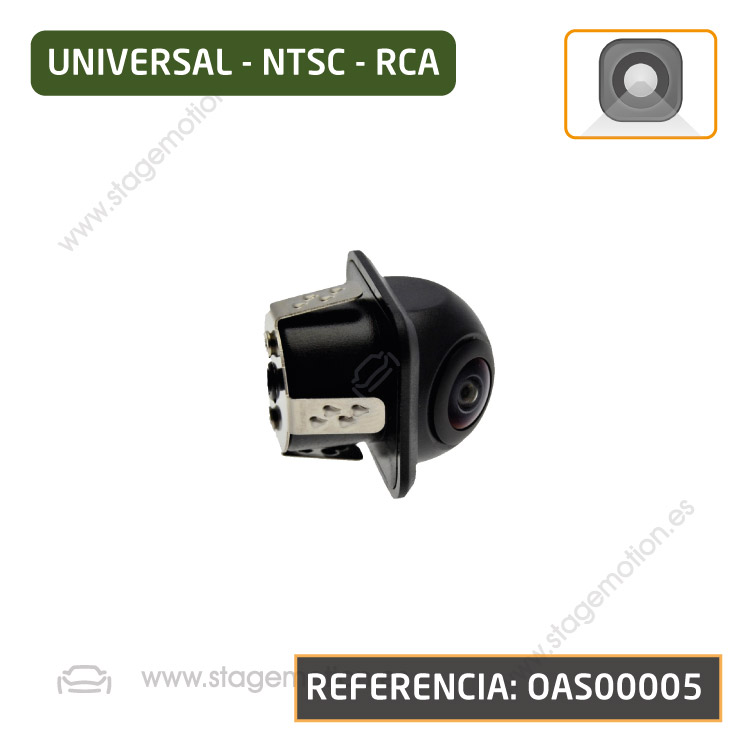 Cámara Trasera Universal RCA - NTSC (Líneas Dinámicas)