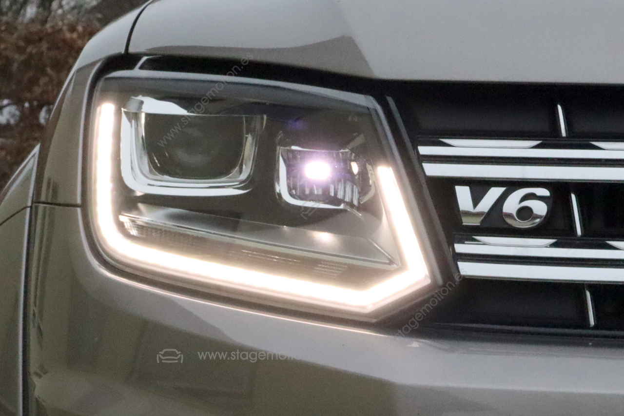 Faros Bi-Xenon LED DRL para VW Amarok 2H, S6