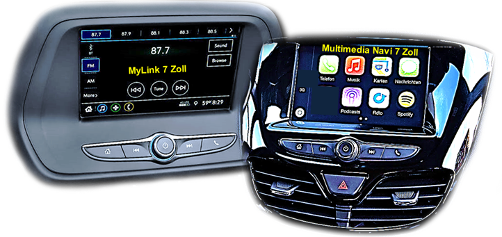 Interface Multimedia OPEL RADIO/NAV 3.0 IOR-LOW 7" Mini-HMI