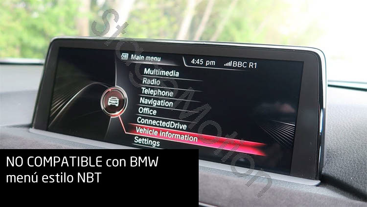Kit RVC Visión BMW / MINI EVO (IDE5 e ID6 aprox. 2017>) Pantallas: 6,5"/8.8"/10,25"