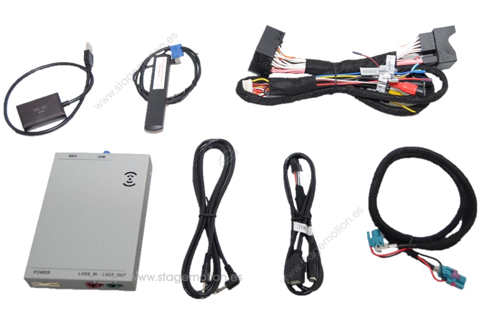 Kit Car-Play/Android Wireless + Reproductor USB + Visión Cámaras AHD BMW/MINI IDE 5/6 Pantallas 6,5"/8.8"/10"