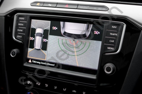Kit completo de cámara de visión delantera y trasera para VW Tiguan AD1