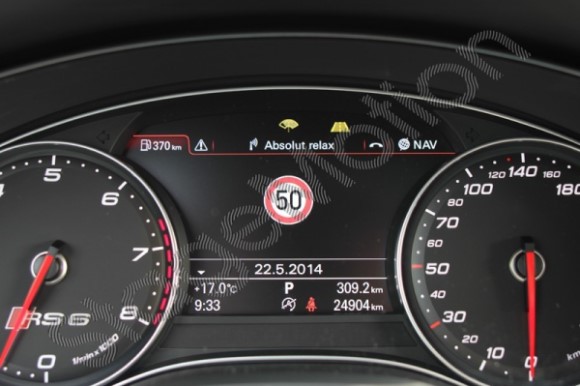 Asistencia de cambio de carril incluido reconocimiento de señales de tráfico para Audi A8 4H